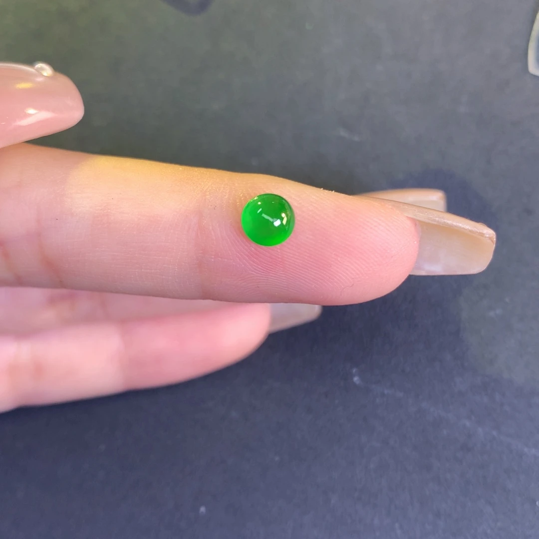 翡翠裸石翡翠翡翠5.37-2.78