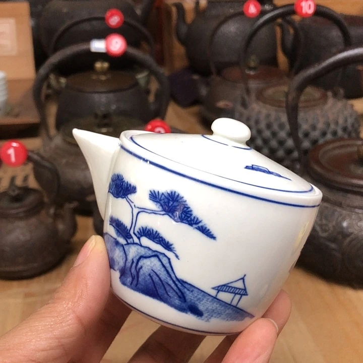 平安竹泉青花宝瓶