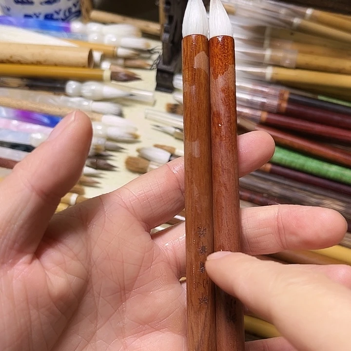 书道会心鸡距笔纯毛