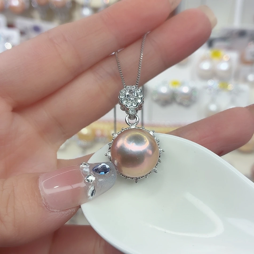 淡水珍珠颈饰合金