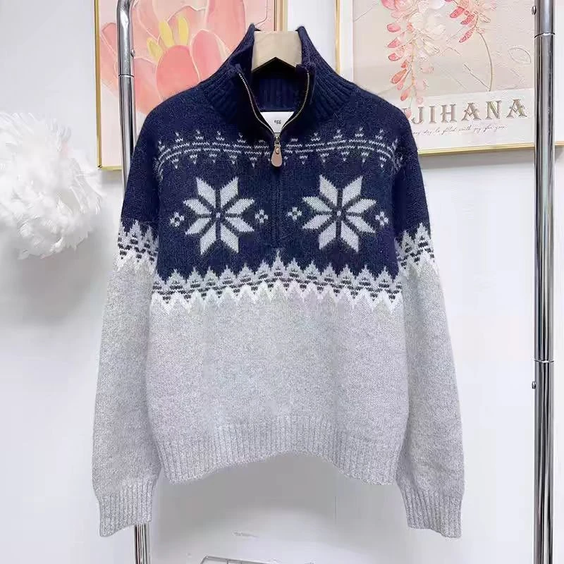 2024秋冬新款时尚宽松针织衫女 N7JXZ3847