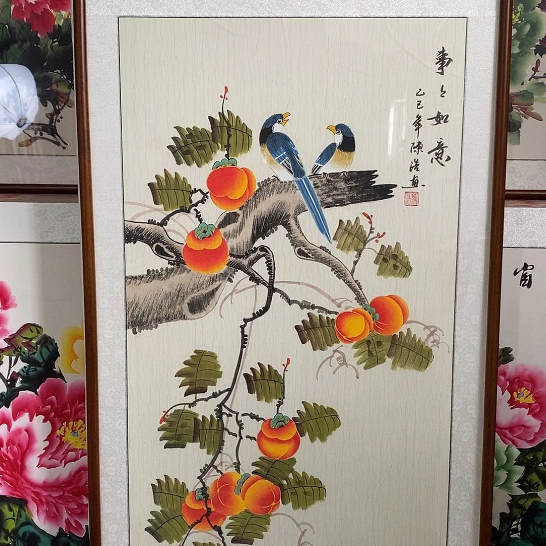 国画带框尺寸62✖️122厘米