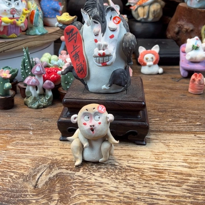 茶****摆件陶小镇青花每日有新品