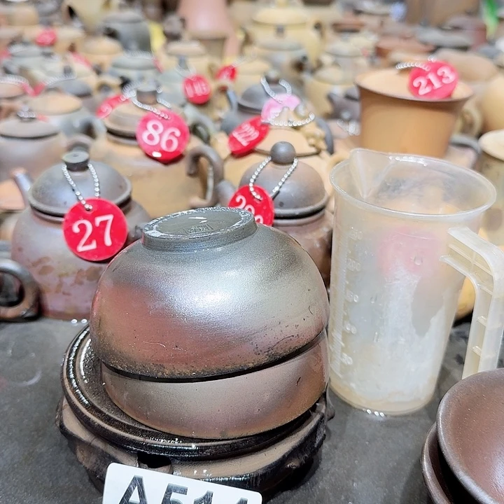 暴***哥茶壶紫砂坭兴陶柴烧