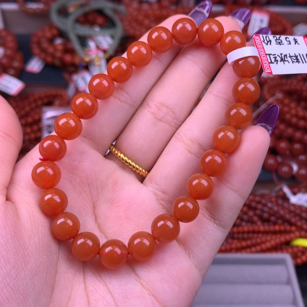未镶嵌手链南红玛瑙15号卡8
