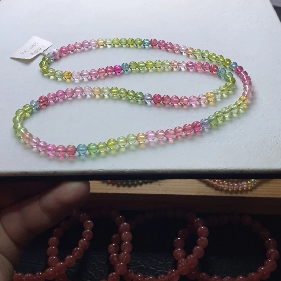 碧玺碧玺手链未镶嵌