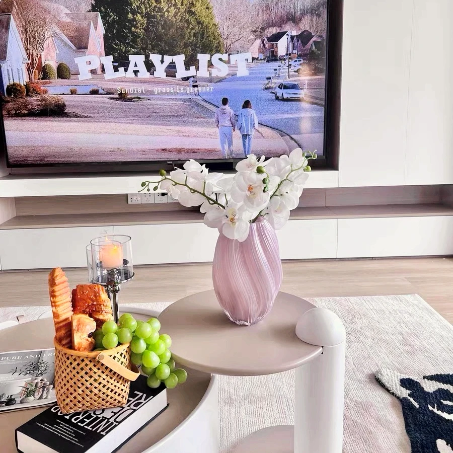 创意北欧风玻璃花瓶网红款麦芽糖水养鲜花插花餐桌兰知春序摆件