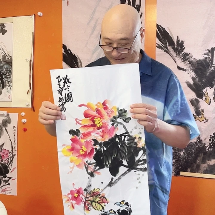 国画张圣敏先生纯手绘作品