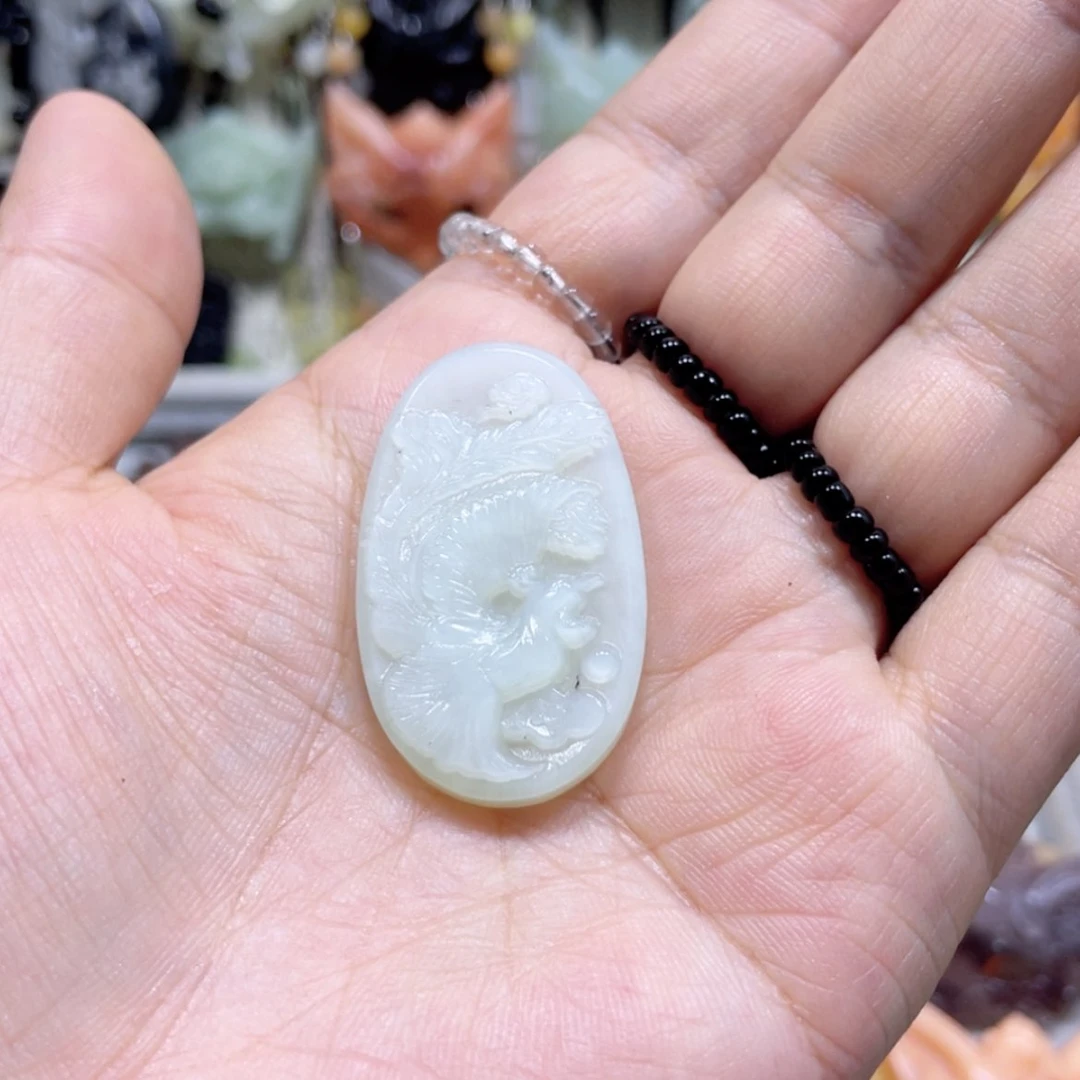 【闪购商品】岫玉未镶嵌颈饰553吊坠