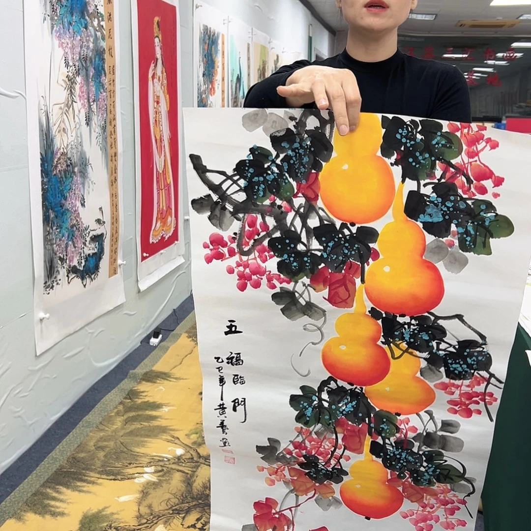 国画宣纸国画纯手绘作品