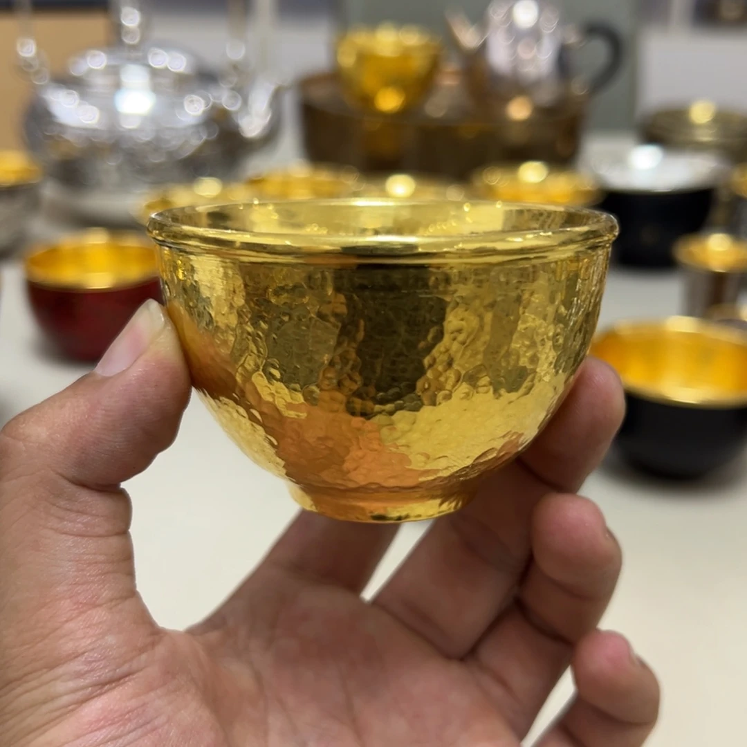 李小鹤里外金4克足金金杯