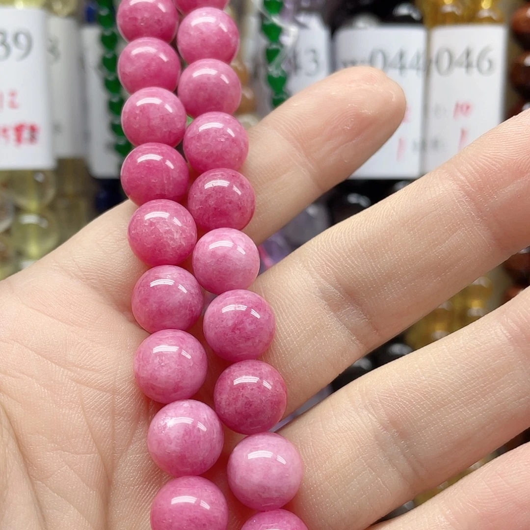 合金玛瑙/玉髓珠宝半成品10mm一条