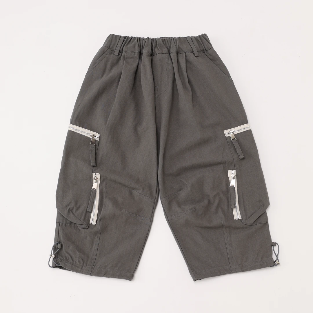 儿童直筒裤工装裤男童春秋休闲裤2025新款洋气宽松裤