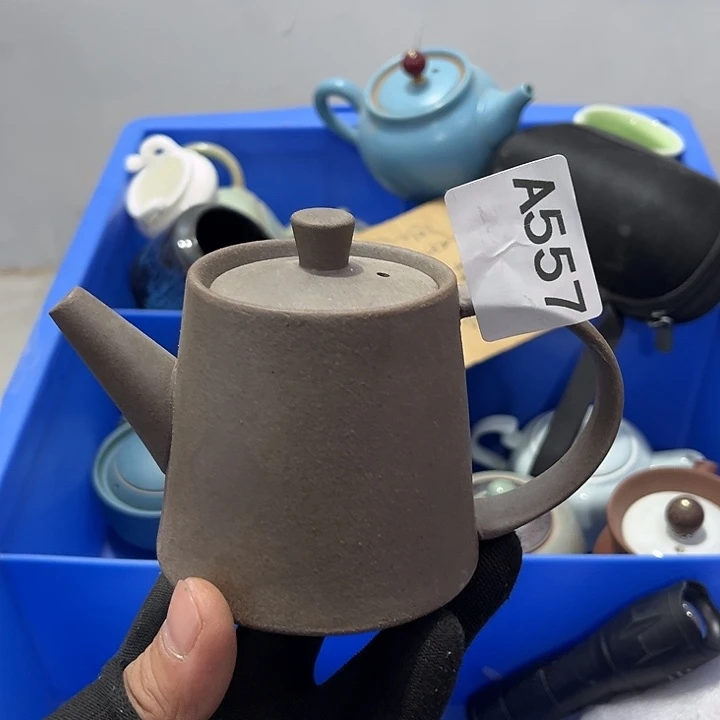 卟***弃瓷片茶摆件工艺品摆件666