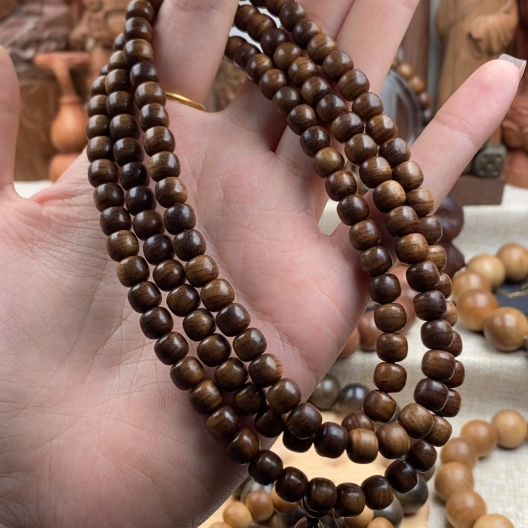 手串/手链檀香木迈索尔，老山檀香，奶香0607虎皮沉水
