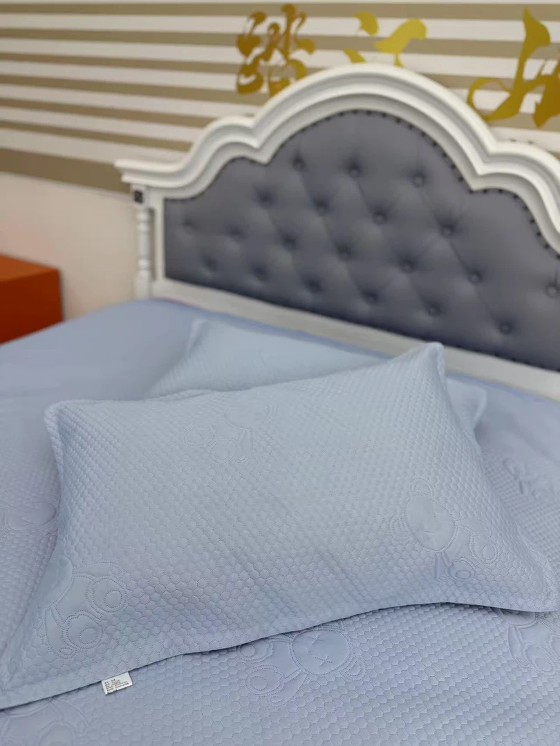 2034纯色豆豆按摩枕套48*74