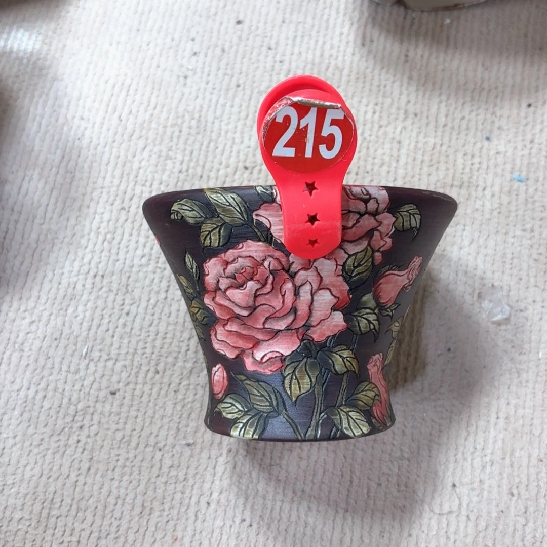 晶***晶紫砂花盆陶瓷多肉花盆精品