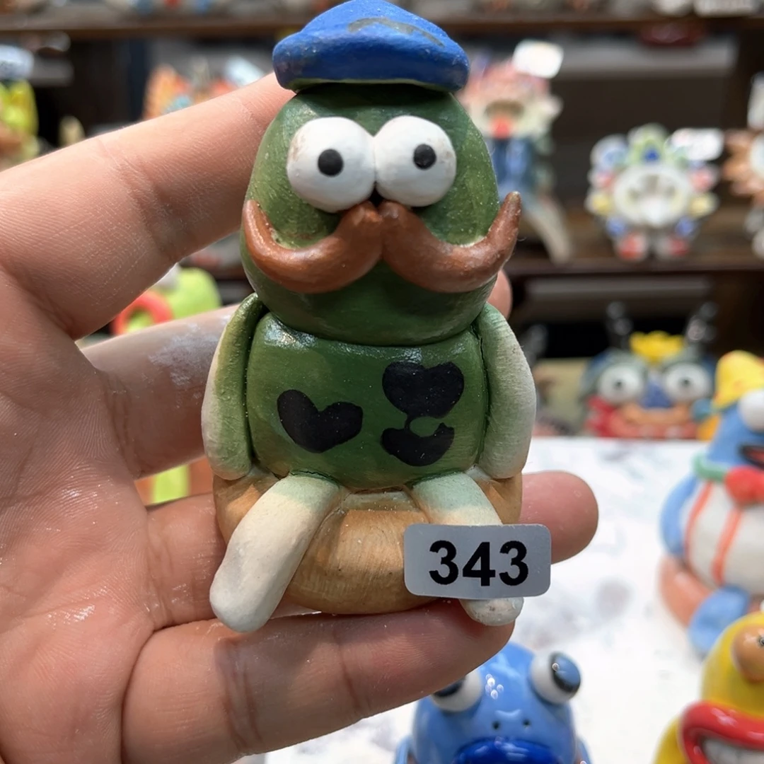 摆件直播间手工陶瓷摆件343