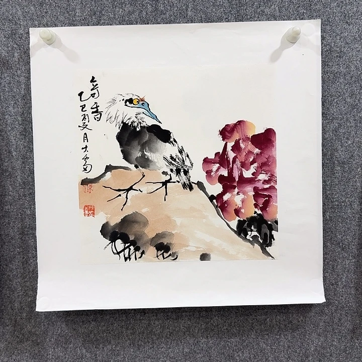 国画大雷老师手绘作品