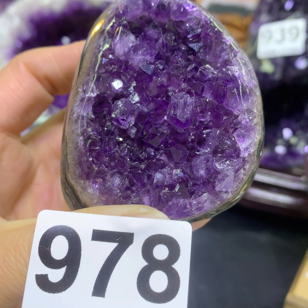 紫晶摆件未镶嵌水晶