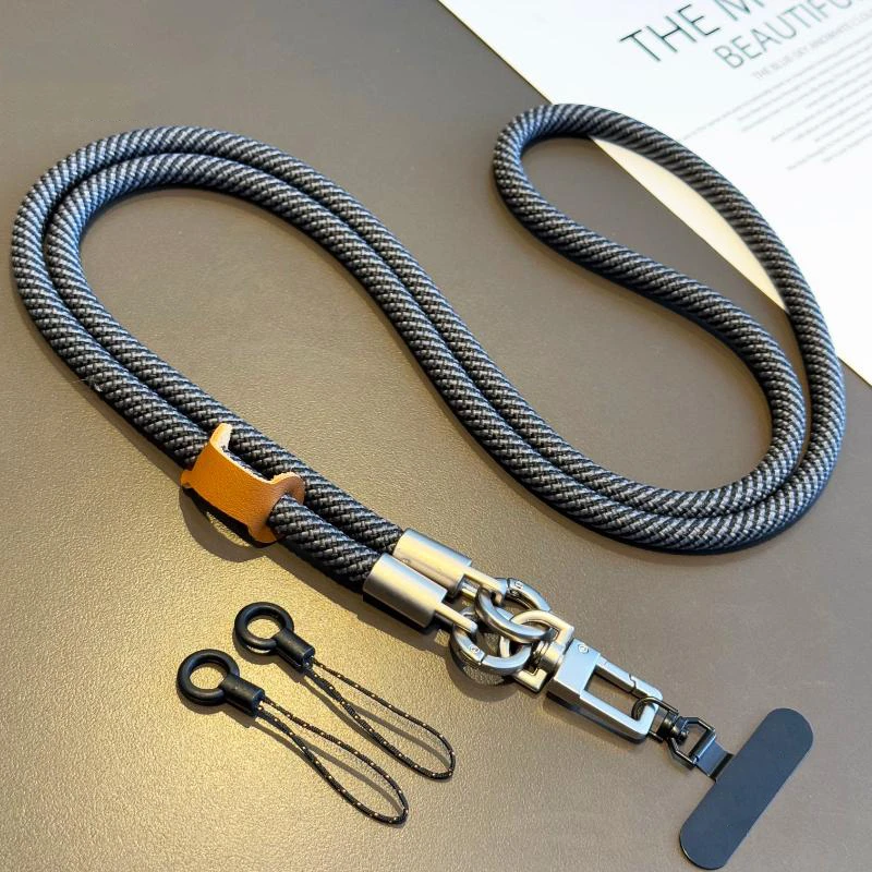 山系钛原色手机挂绳斜挎加长120cm牢固户外男女款肩背相机电话绳