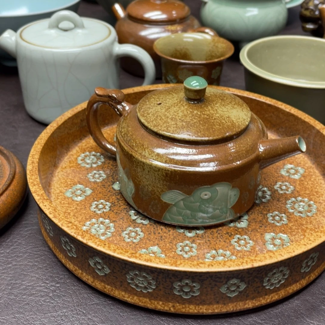 金***阳精品青瓷茶具杯子