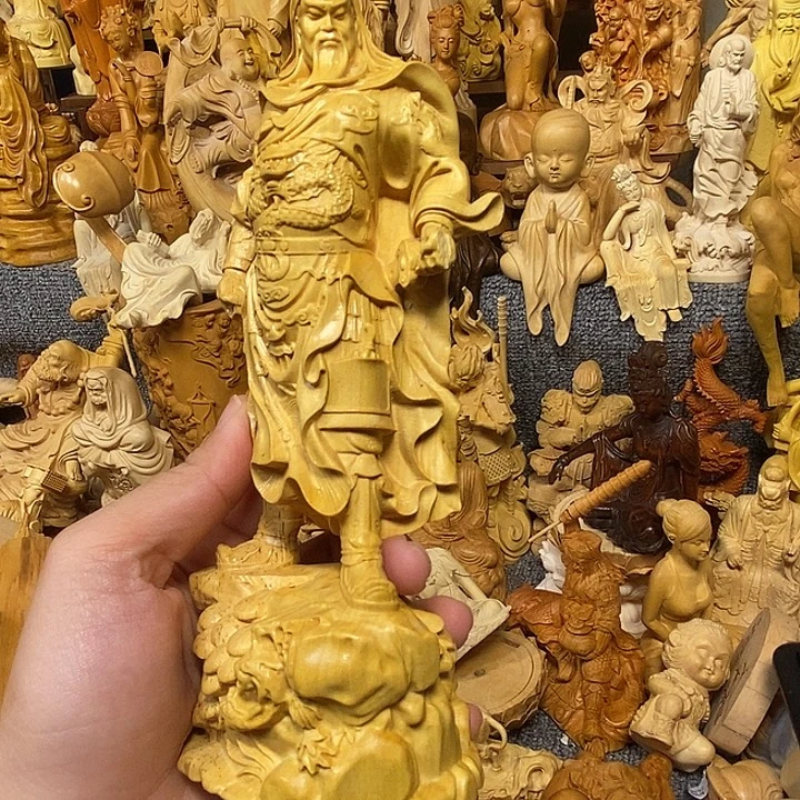 黄杨木黄杨木瑕疵关公
