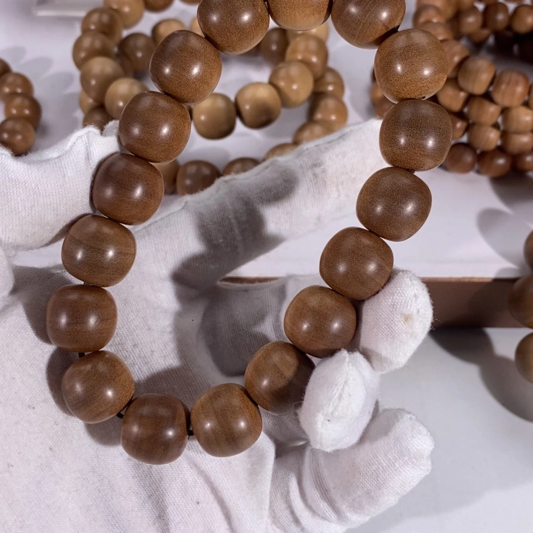 月***老无事牌檀香木横纹黑肉民间老料13*14大福利