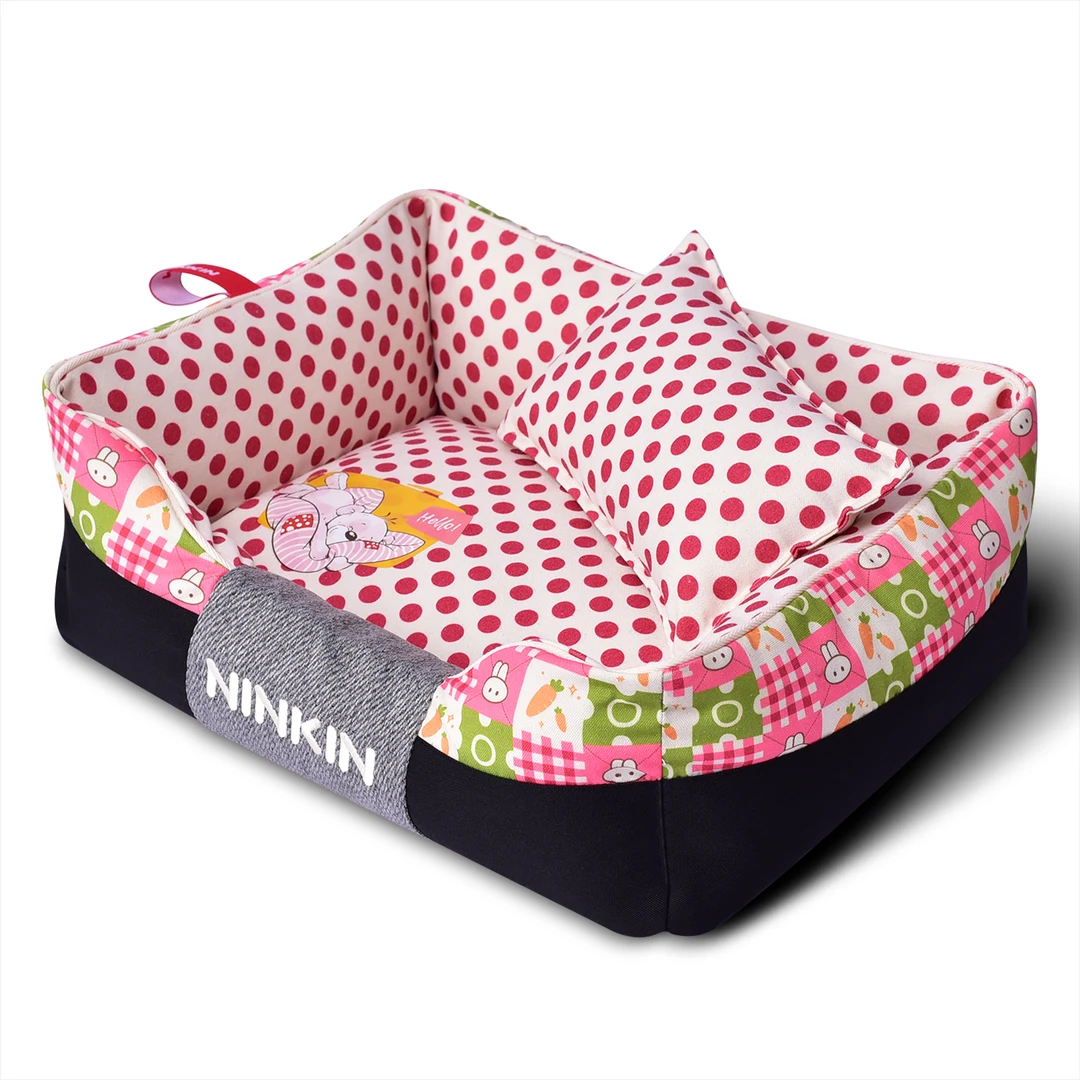 NINKIN/能亲狗狗猫咪窝保暖可拆洗狗床泰迪贵宾狗窝斗牛中小型犬