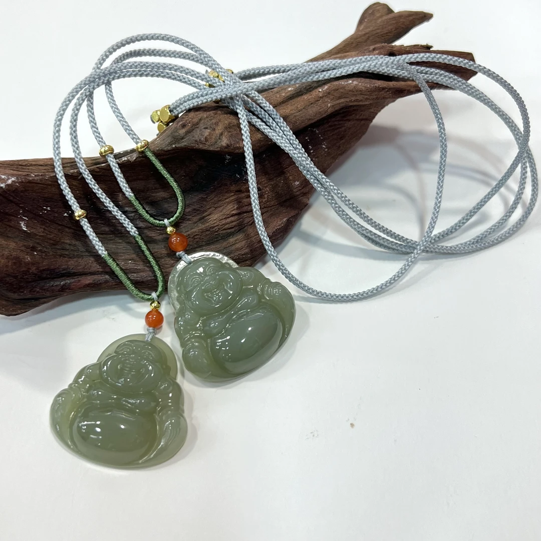 【小宝珠宝】13 T32925-和田玉吊坠-多样性发一件-34*33*9mm