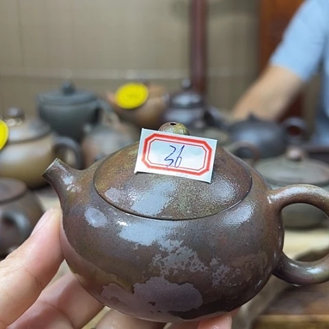 戬谷龙窑柴烧茶壶36