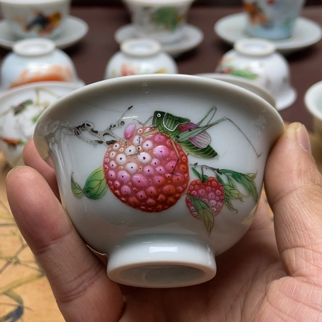 张*弓手工珐琅彩主人杯