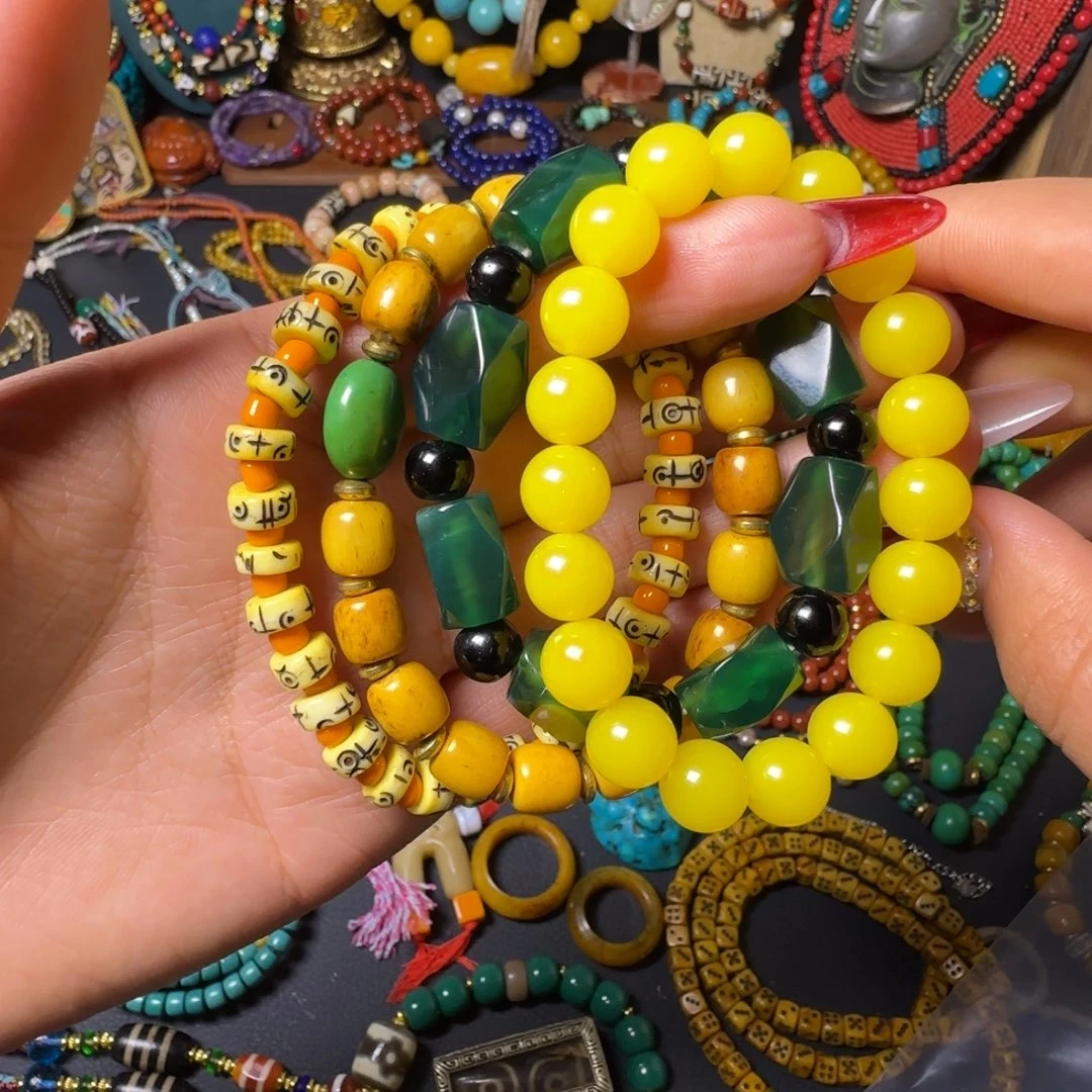 玻璃颈饰四条吊坠吊坠吊坠吊坠