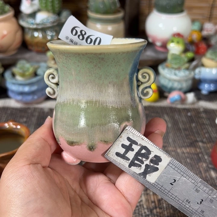 口5高8 手工花盆满30包邮