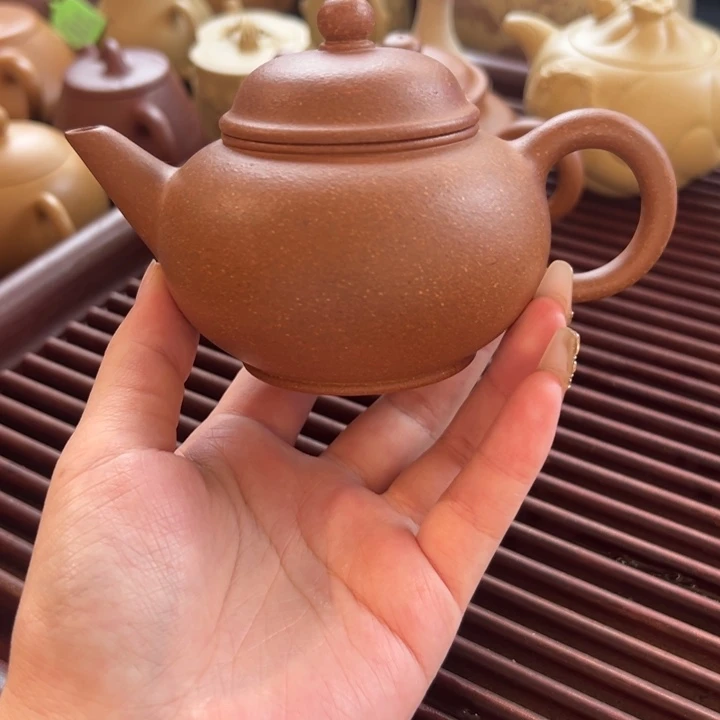 茶壶紫砂桃花泥水平200cc