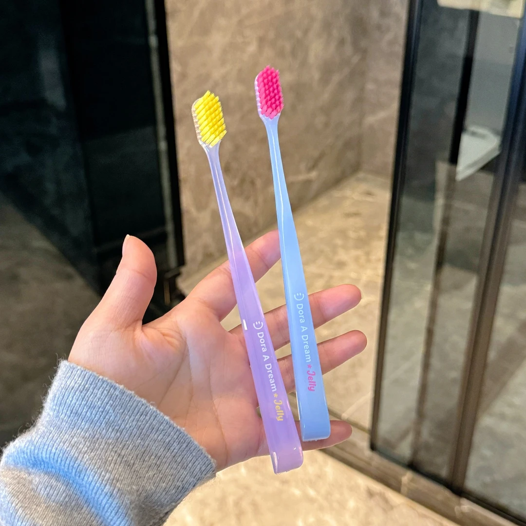 DoraADream朵拉的梦布丁牙刷成人硬软毛敏感护龈情侣家庭男女Z