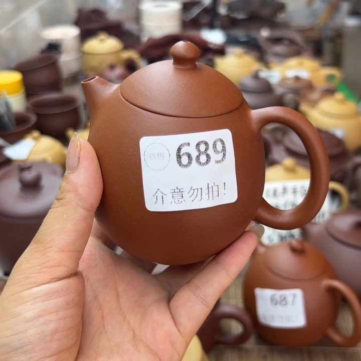 茶壶紫砂小红泥瑕疵260