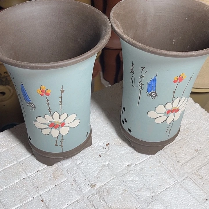 宜兴紫砂兰花盆甩卖