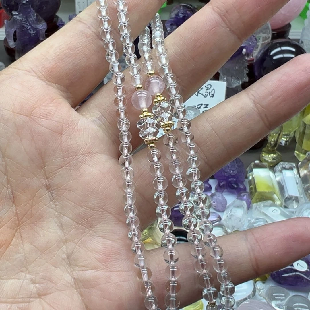 水晶摆件未镶嵌水晶财****女