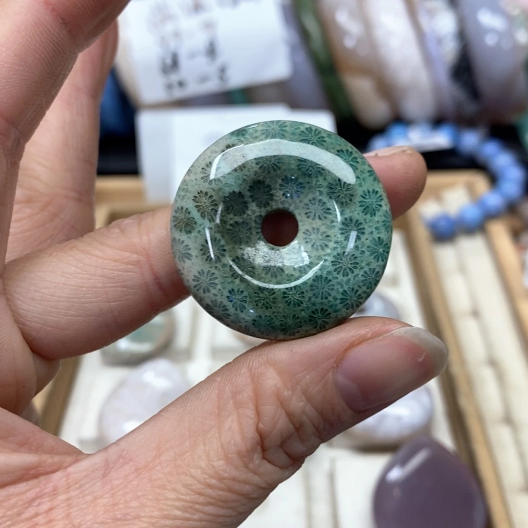 硅化珊瑚（珊瑚玉）手链未镶嵌幸**远185