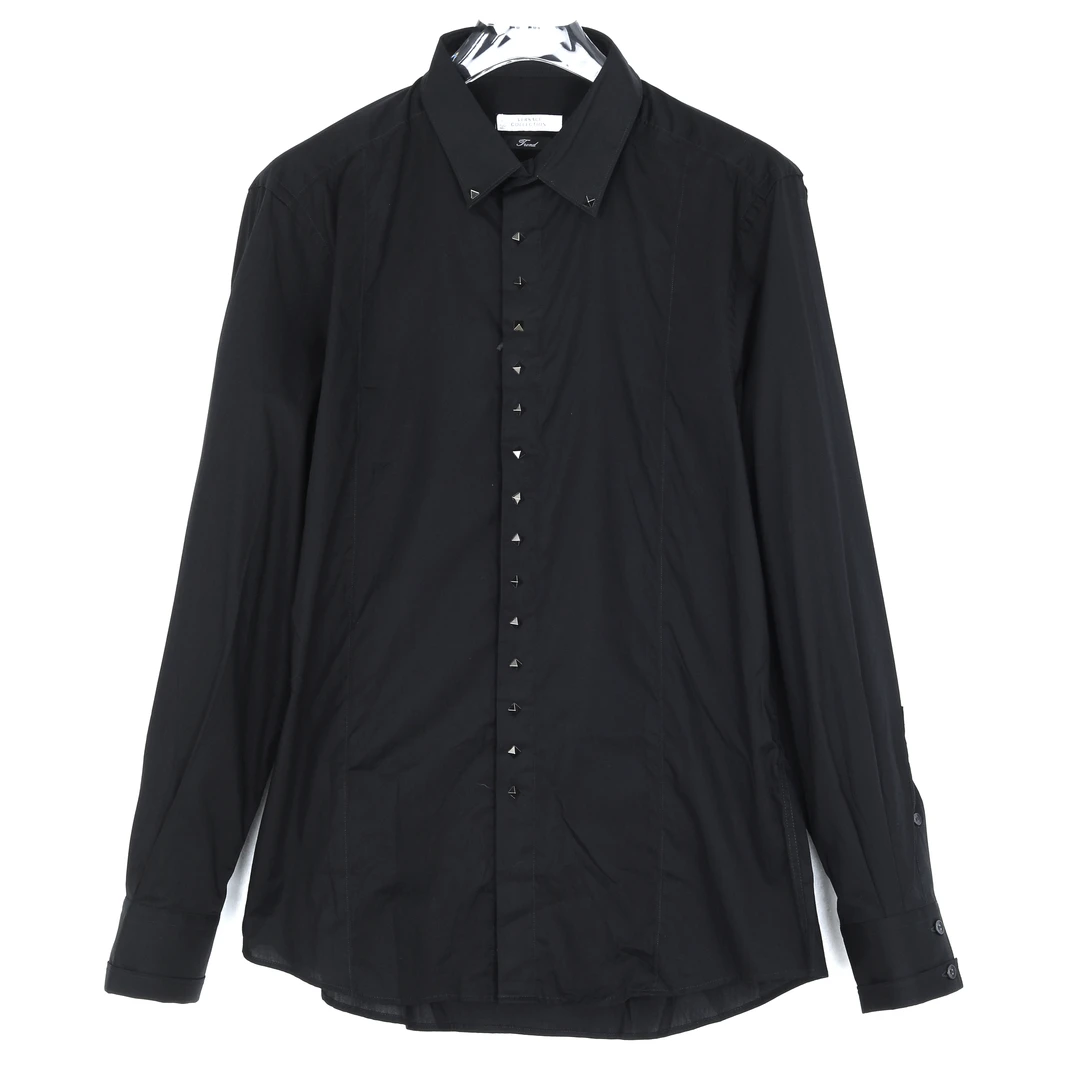 VERSACE COLLECTION范思哲 男士修身型免烫长袖衬衫V300124VE4002