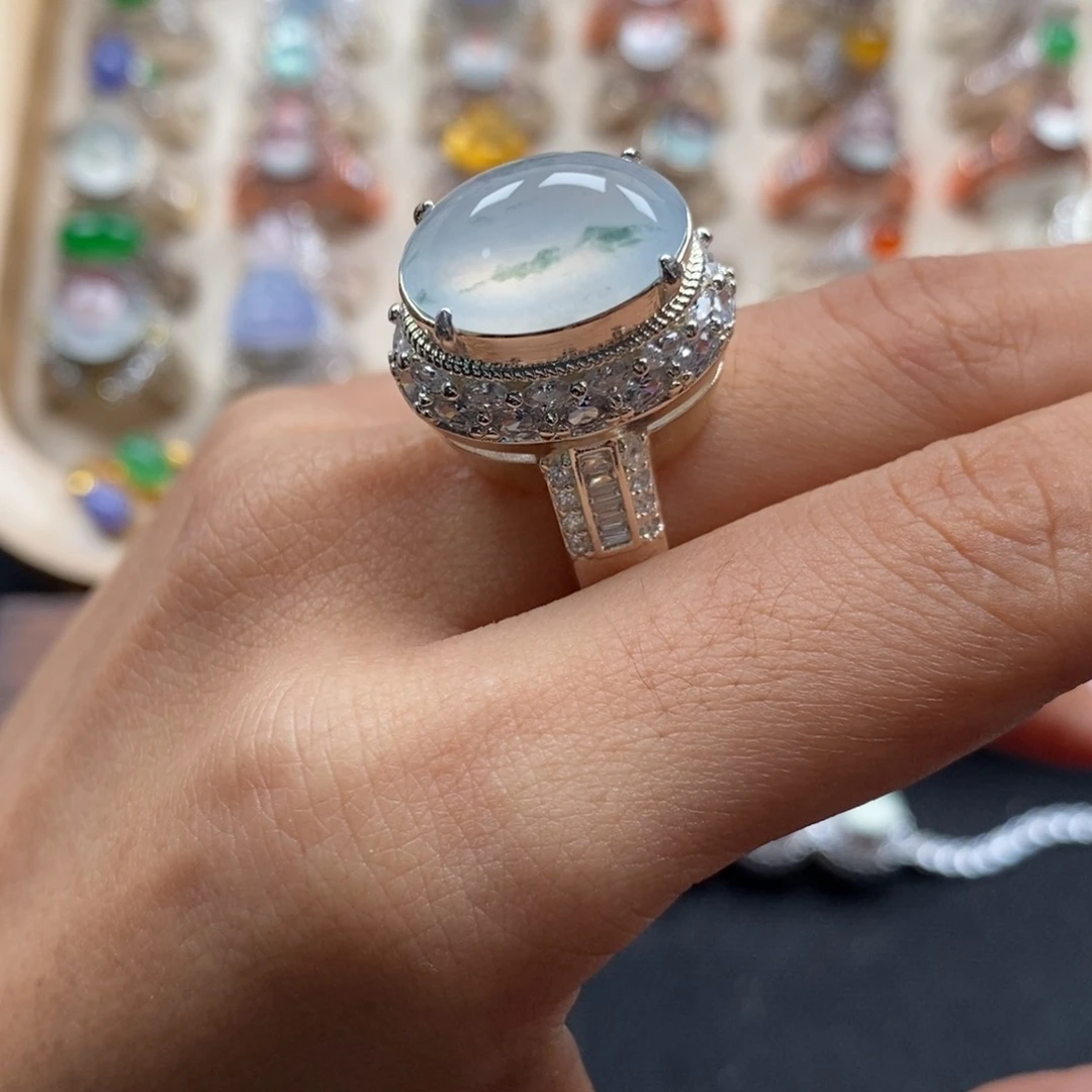 翡翠裸石缅甸天然a货翡翠