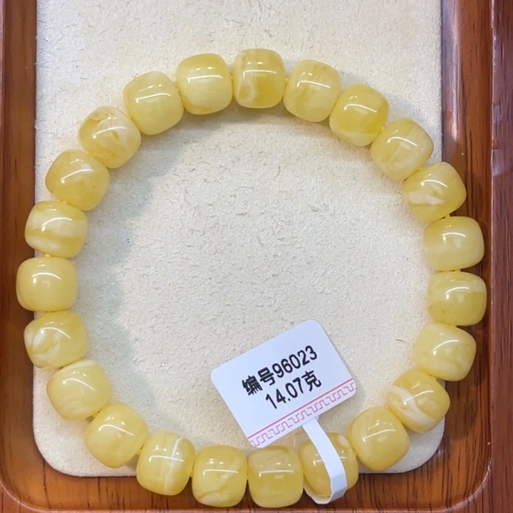 琥珀未镶嵌手链蜜蜡