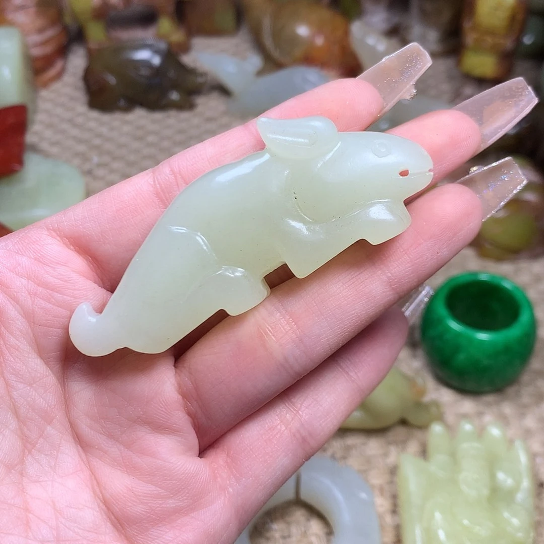 白玉菩提吊坠挂件