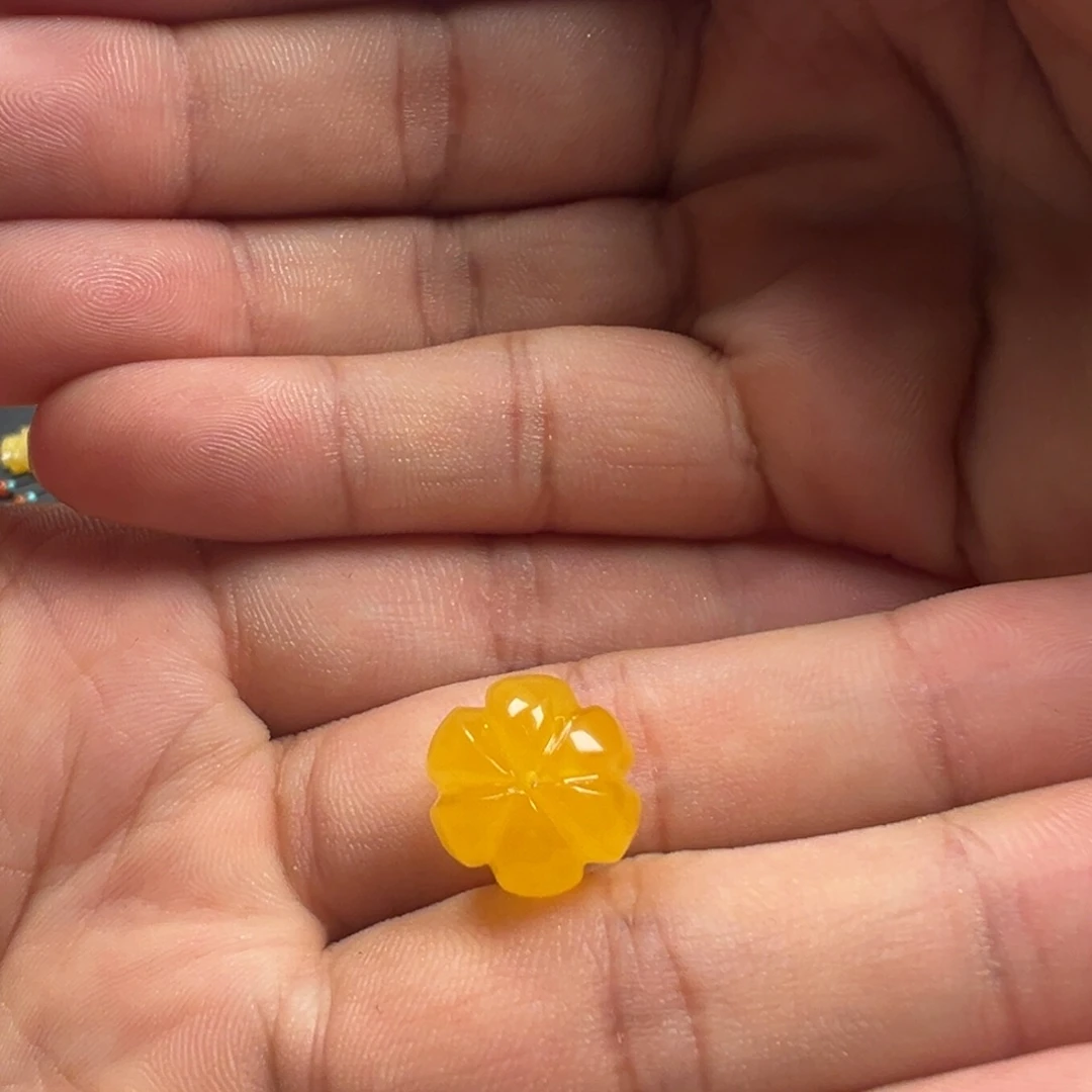 蜜蜡颈饰未镶嵌南瓜珠提溜吊坠
