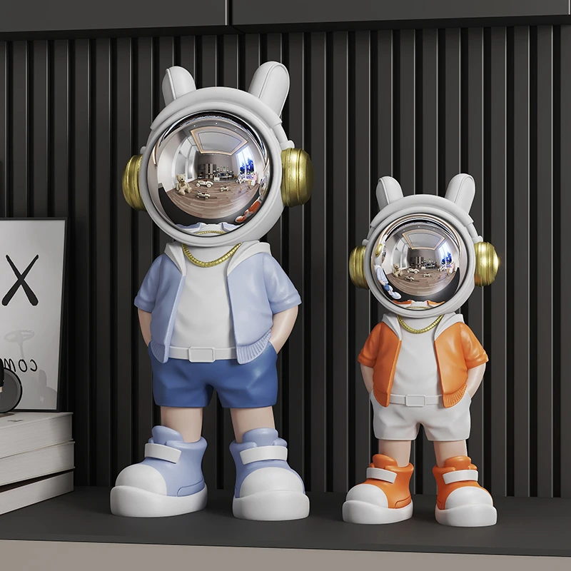 轻奢太空人宇航员摆件客厅房间酒柜电视柜书柜家居装饰品创意礼物