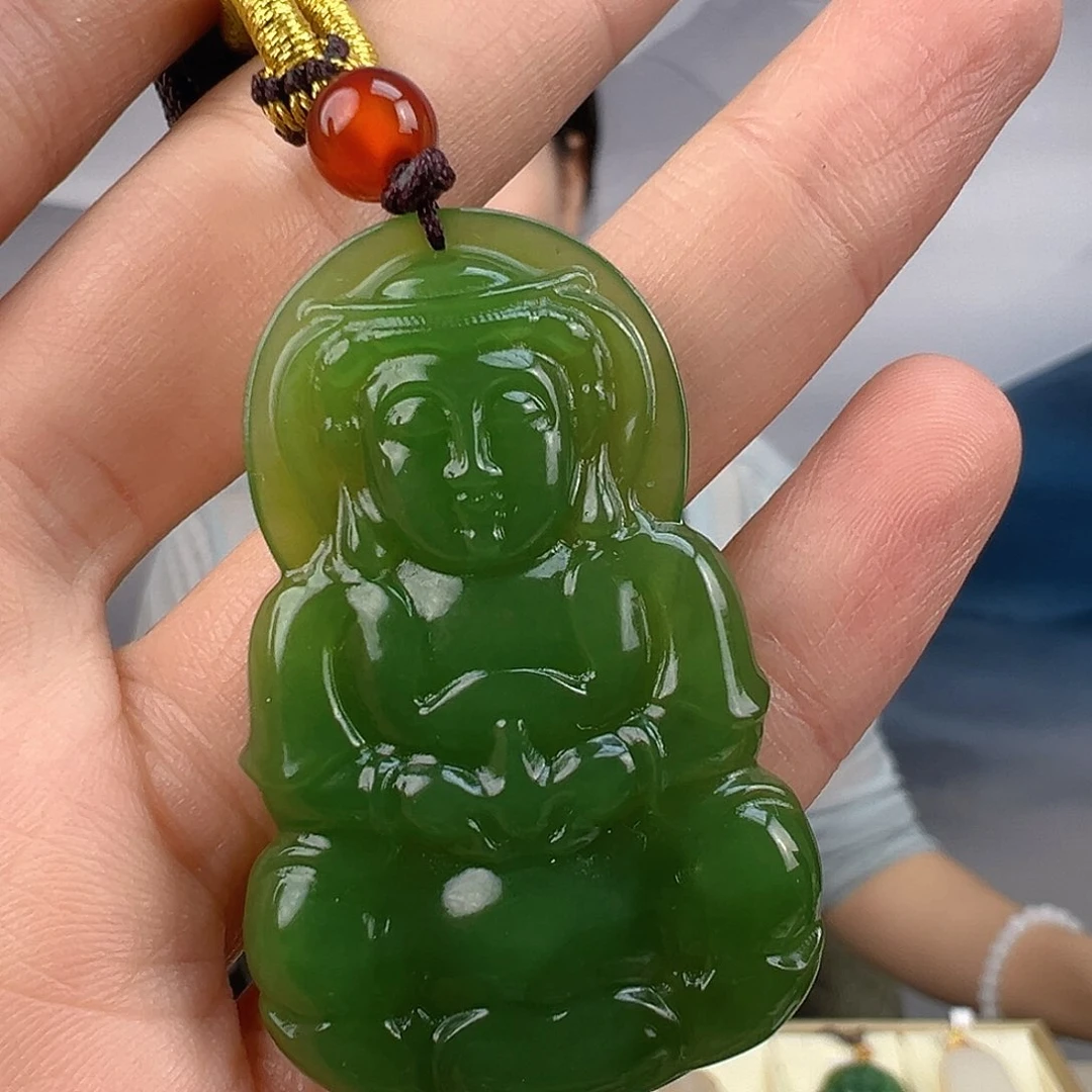 和田玉（碧玉）未镶嵌颈饰