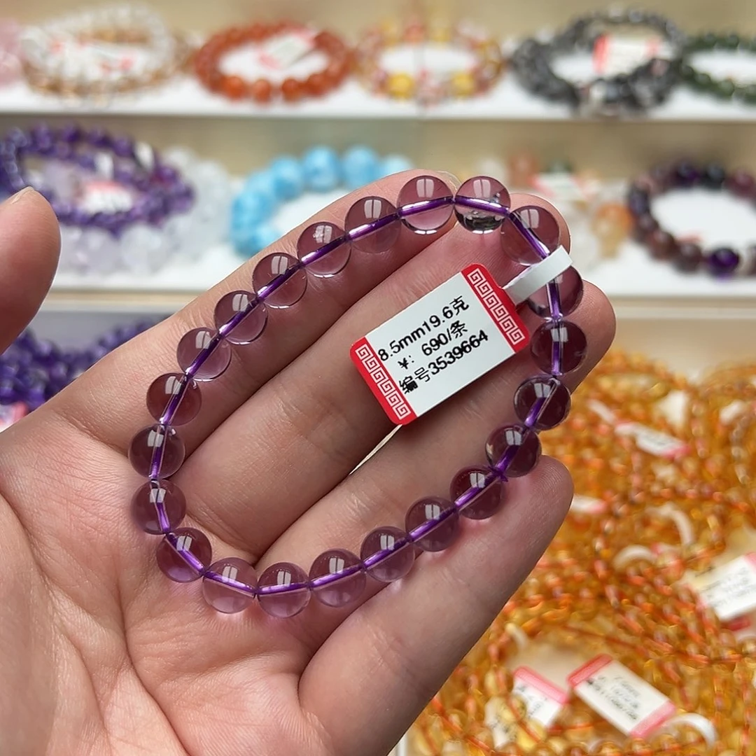 未镶嵌手链紫晶天然紫水晶