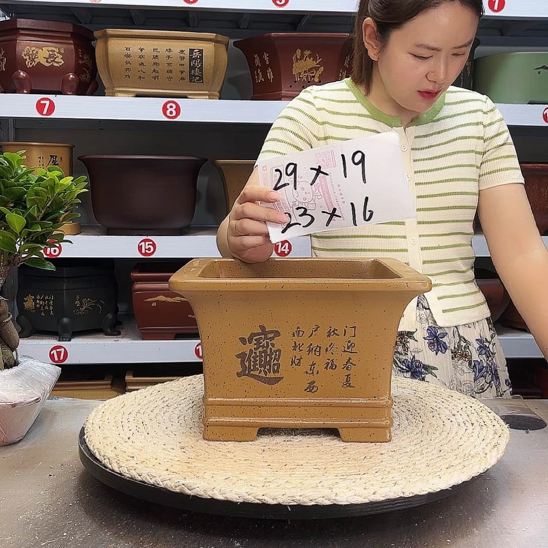 紫砂花盆紫砂花盆