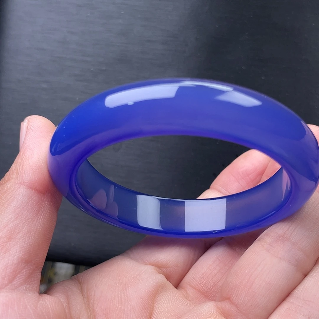 极***光玛瑙/玉髓手镯未镶嵌